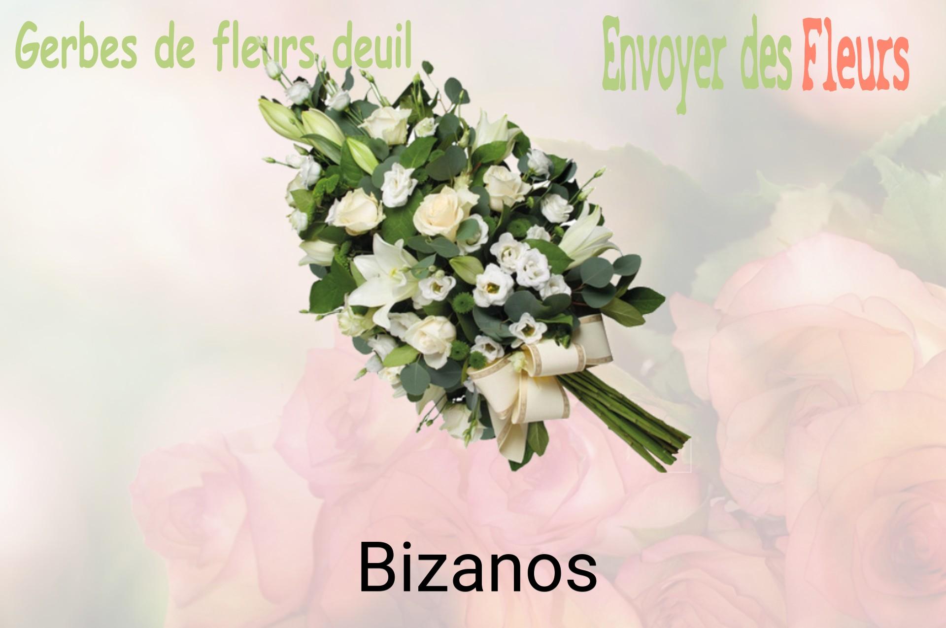 Gerbe de fleurs de deuil livrée à Bizanos